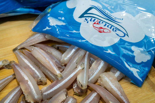 ANCHOVY 80/120 1.5LB - Captains Frozen Fish