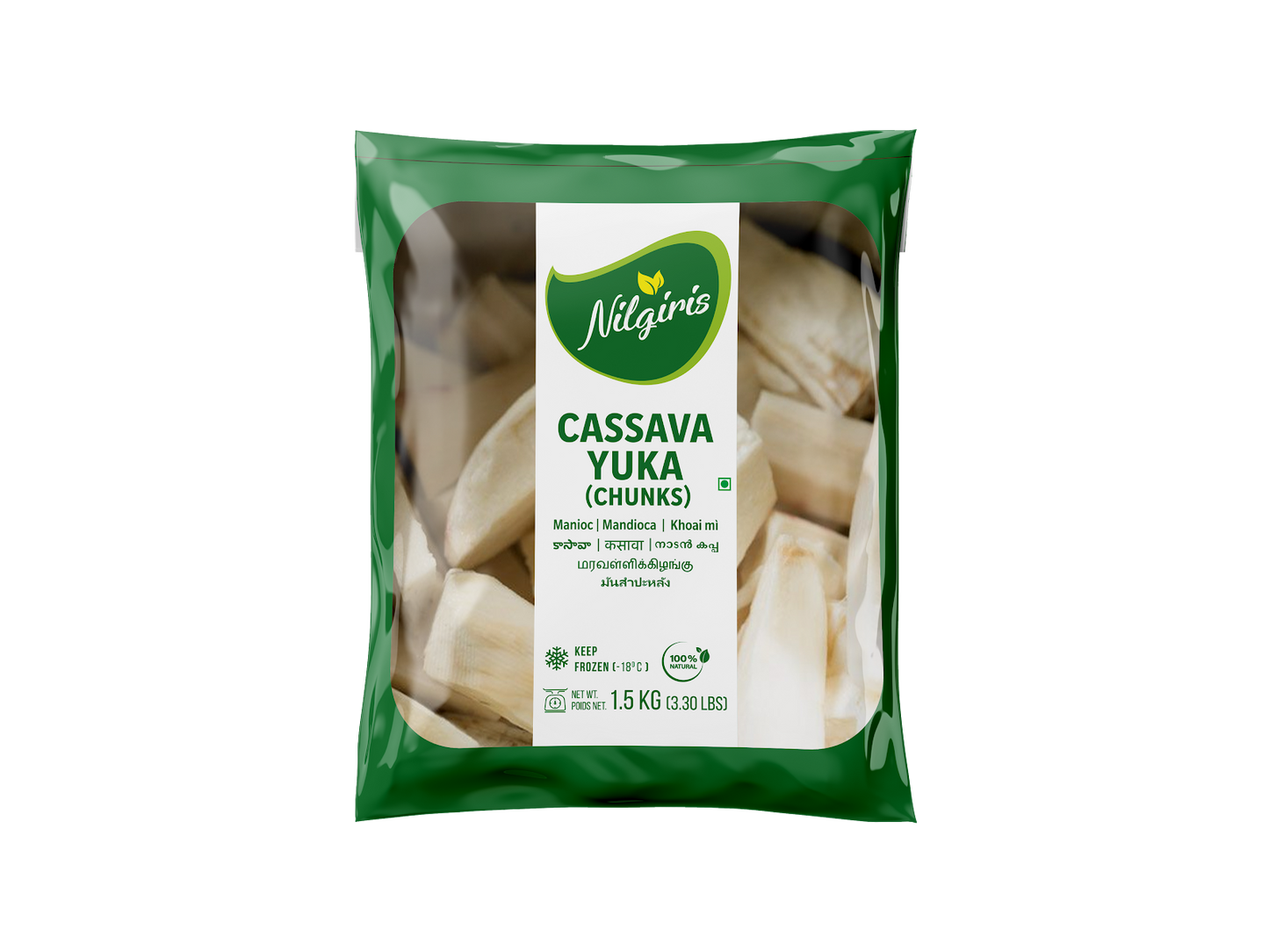 Nilgiris Cassava chunks 1.5kg
