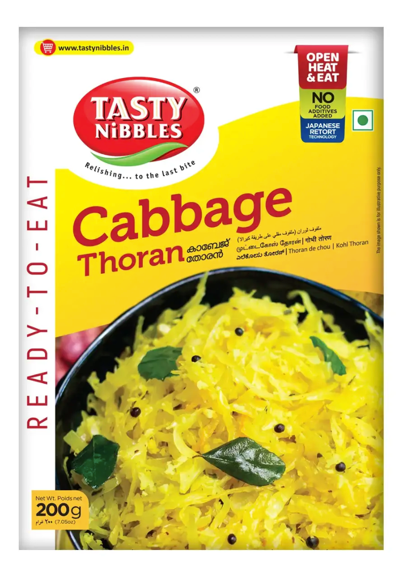 Tasty Nibbles Cabbage Thoran 200g