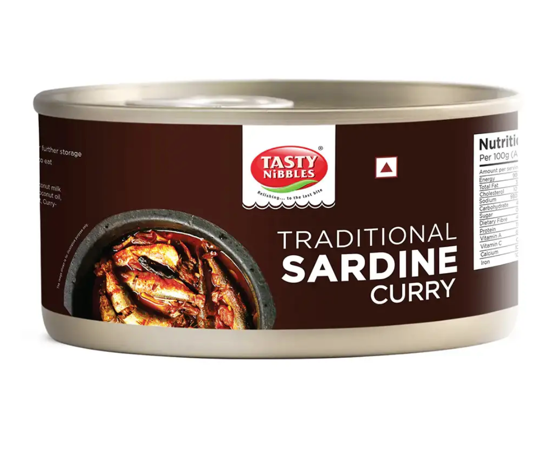 Tasty Nibbles Sardine Curry 185 g