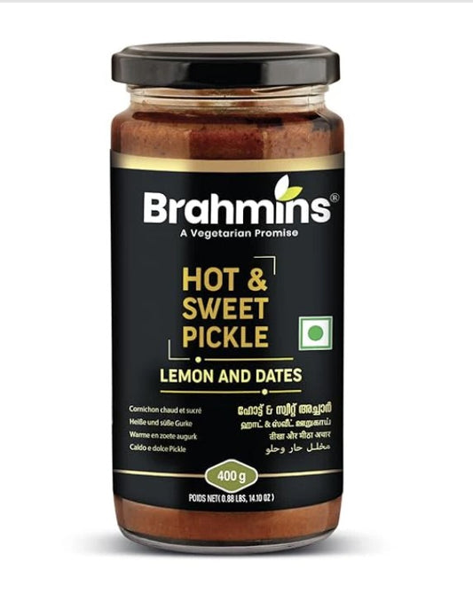 Brahmins Hot and Sweet lemon and dates 400 g 