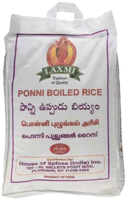 Laxmi Ponni Boiled Rice 20 Lbs